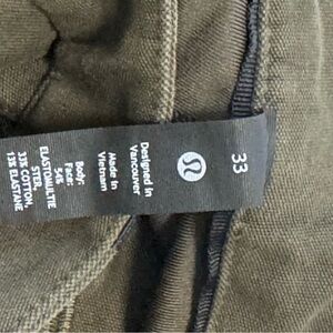 Lululemon Dark Olive Pants